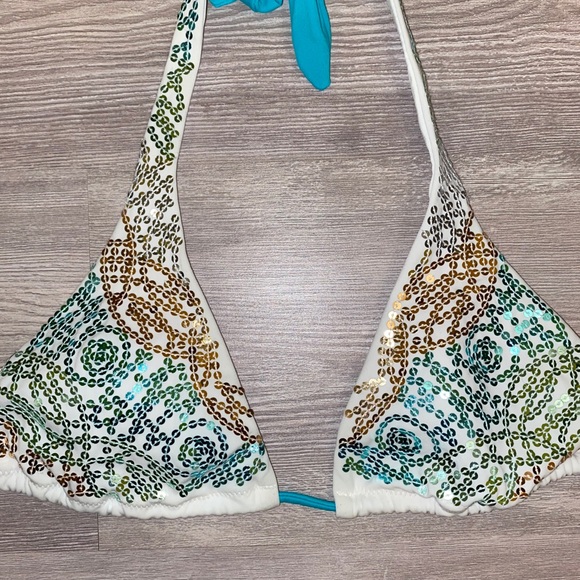 Victoria’s Secret small sequin string Bikini top - Picture 2 of 10